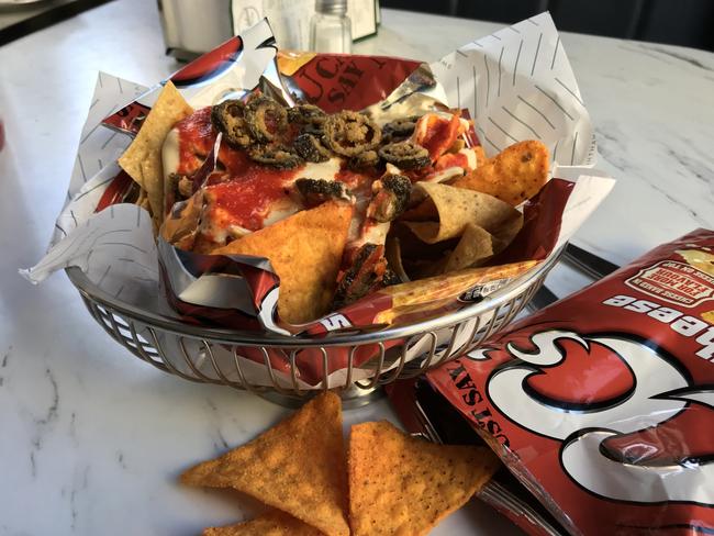 The Nighthawk Diner’s Nachos in a Bag. Picture: Jenifer Jagielski