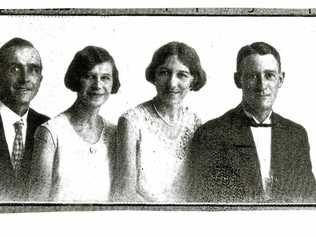 MUSIC MASTERS: Ipswich competitors at the 1930 eisteddfod, Mr T. White, Miss T. Marsh, Nancy White and Mr G. Clark.