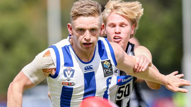 North Melbourne captain Jack Ziebell played a VFL practice match. Picture: Tim Carrafa