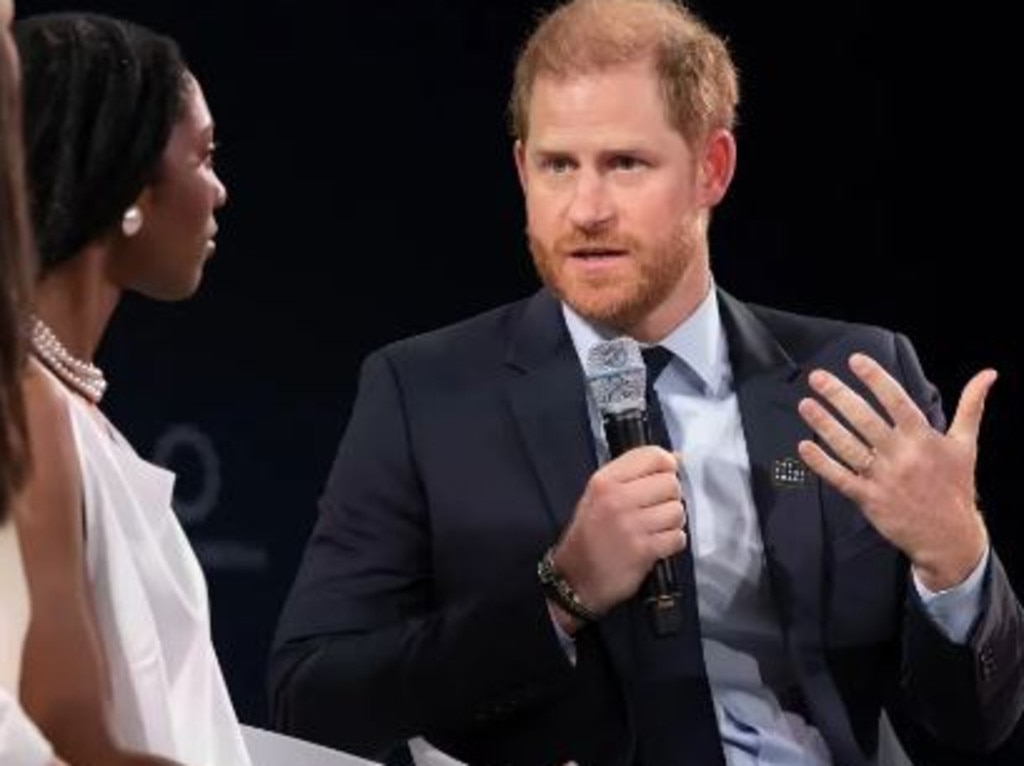 Prince Harry was an engaging presence on the panel. Picture: Getty Images