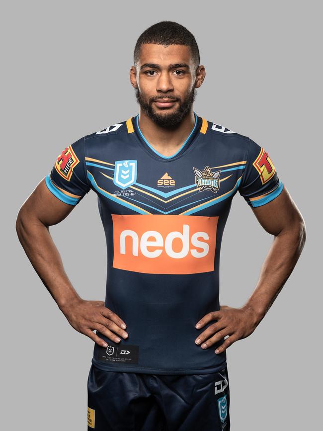 New Gold Coast Titans NRL player Kallum Watkins. Picture: SUPPLIED