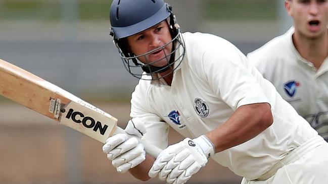 Sunshine captain-coach Troy Stone is a dominant batsman in the VTCA. Picture: Nigel Hallett