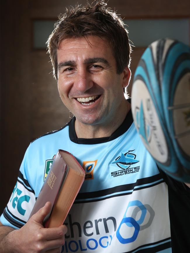 Former Cronulla player turned Pastor Paul Stevens, of the LifeHouse Church at Gregory Hills. Picture:  Bob Barker