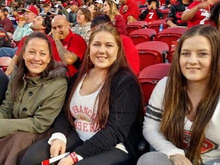 Jarryd Hayne's mum Jodie with his sisters, Taygan and Jessi-Lee.