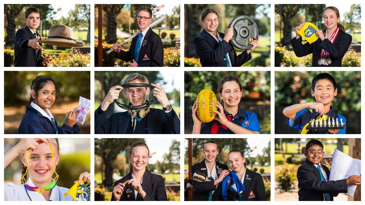 Here are 13 students from Concordia Lutheran College, with bright futures ahead of them. Picture: Kevin Farmer.