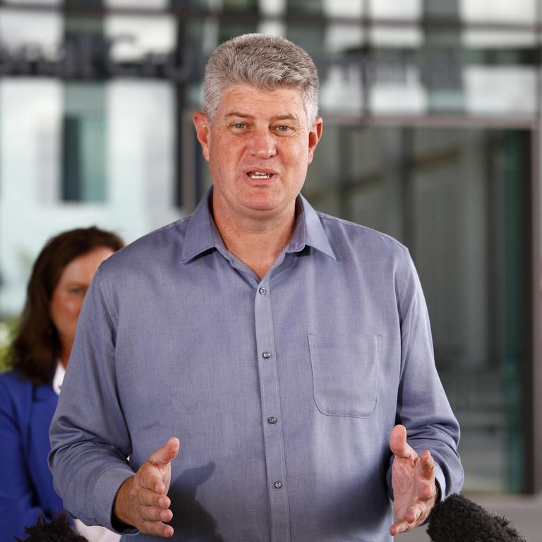 Queensland Sports Minister Stirling Hinchliffe is something of a fan of the ibis. Picture: NCA NewsWire/Tertius Pickard