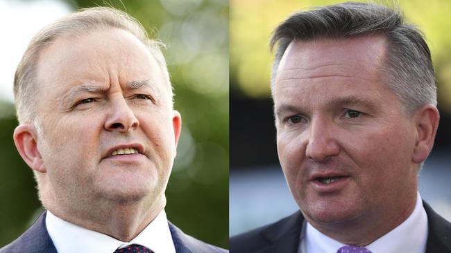 Anthony Albanese was briefly challenged in the leadership race by Chris Bowen, with Right faction powerbrokers determined to derail the Left figure’s hopes. Picture: AAP