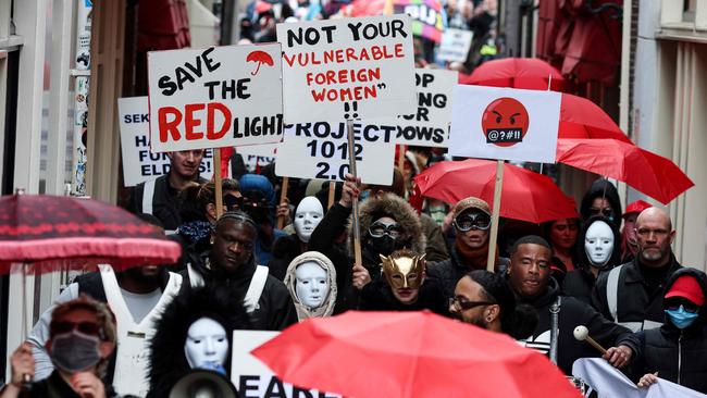 The controversial plan has sparked protests. Picture: Kenzo Tribouillard/AFP