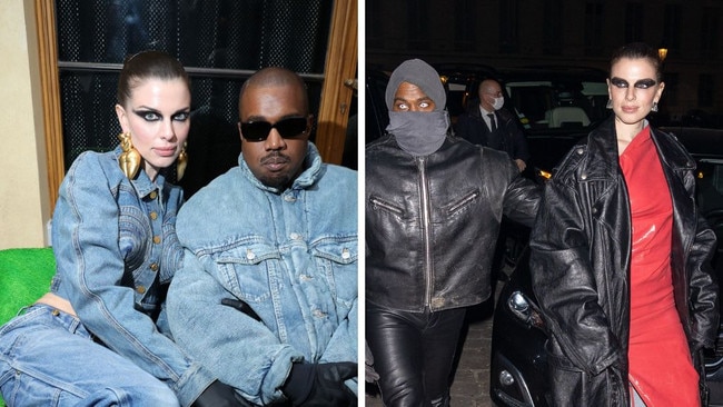 Julia Fox and Kanye West briefly dated last year. Picture: Victor Boyko/Getty Images; Marc Piasecki/GC Images