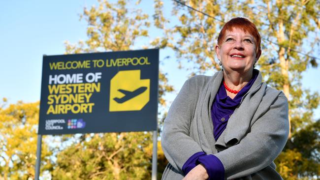 Liverpool Mayor Wendy Waller says it is a “humbling” experience to watch the city grow. Picture: Joel Carrett