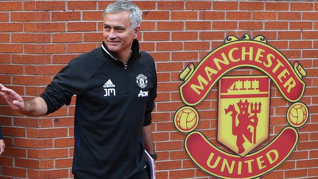 New Manchester United manager Jose Mourinho during his introduction to the media.