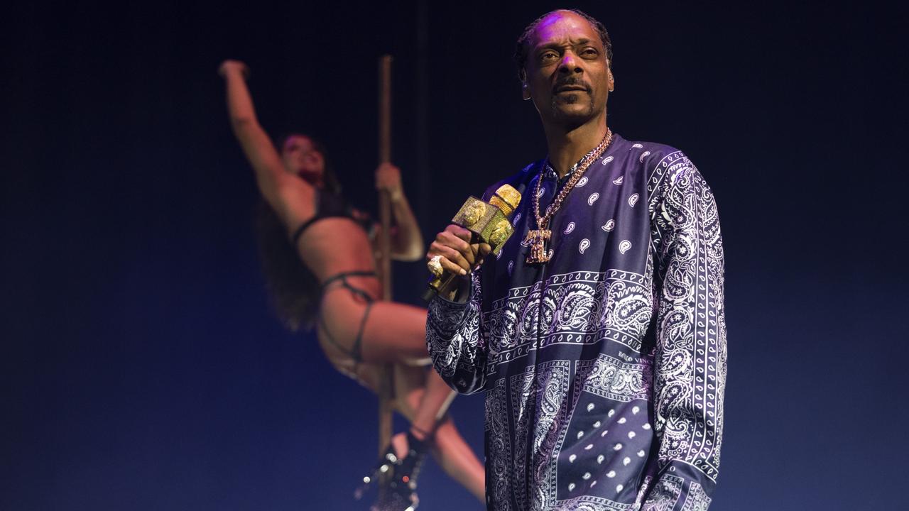 Snoop Dogg performs in Perth last month. Picture: Matt Jelonek/Getty