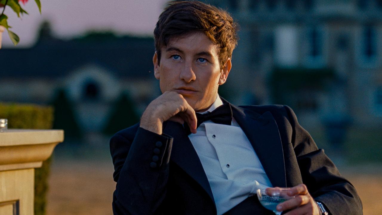 Barry Keoghan in a scene from the movie Saltburn.