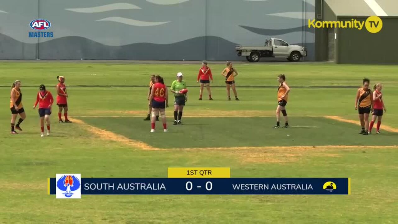 Replay: SA v WA Black (Women 40s division 2) – AFL Masters National Carnival Day 4