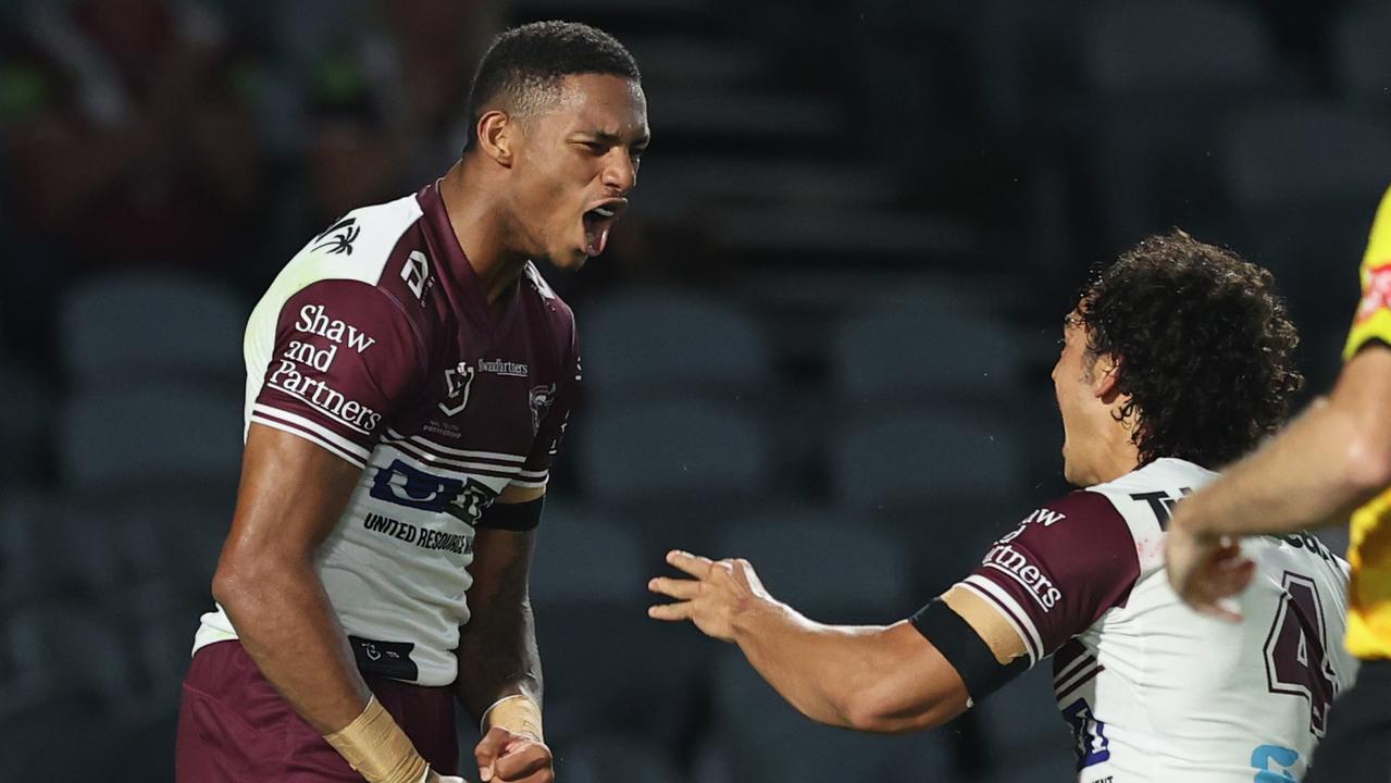 NRL Fastsest players: Jason Saab, Tolutau Koula, Manly Warringah Sea Eagles