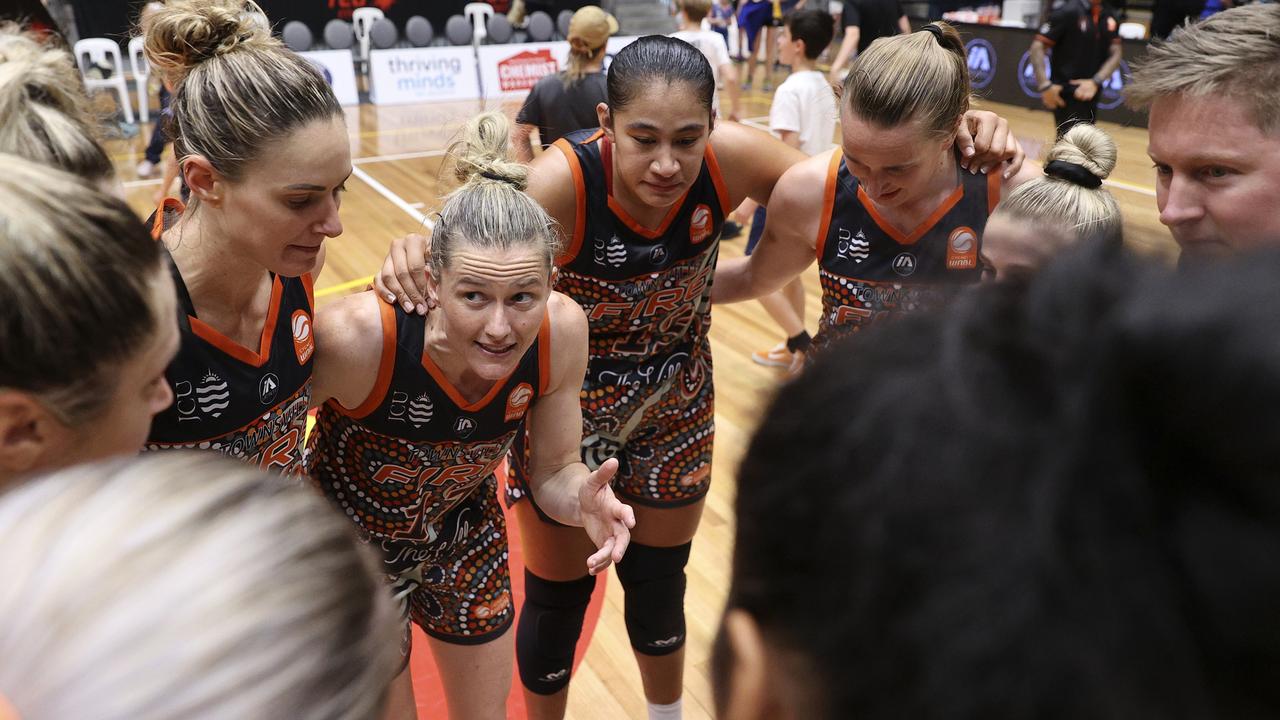 Sami Whitcomb has everyone’s attention when she speaks. (Photo by Martin Keep/Getty Images)