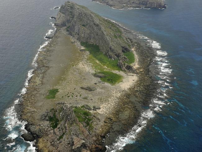 Uotsuri Jima or Diaoyu Dao is the biggest island in the disputed Senkaku Islands or Diaoyu Islands. Picture: AP.