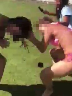 The girl in the black bikini was let off with only a warning. Picture: Supplied