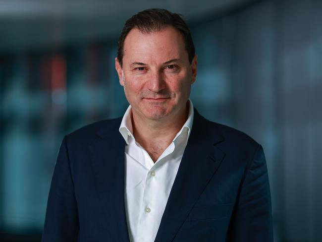 Daily Telegraph. 18, July, 2022.**Embargoed for Bush Summit 26 August 2022**Origin Energy boss Frank Calabria, at their offices, in Barangaroo, today.Picture: Justin Lloyd.