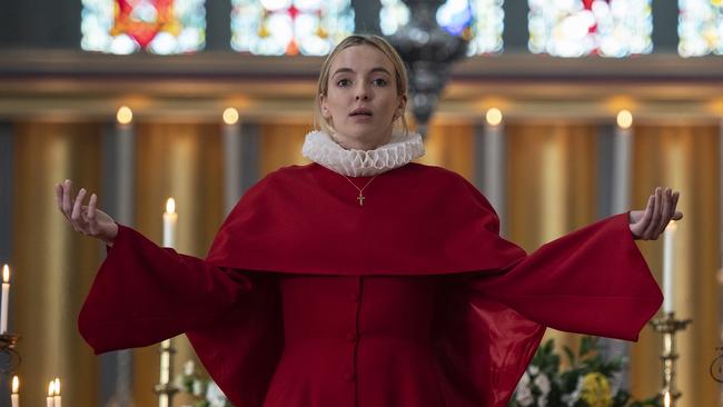 Jodie Comer as Villanelle – Killing Eve _ Season 4, Episode 1 – Photo Credit: Anika Molnar/BBCA.
