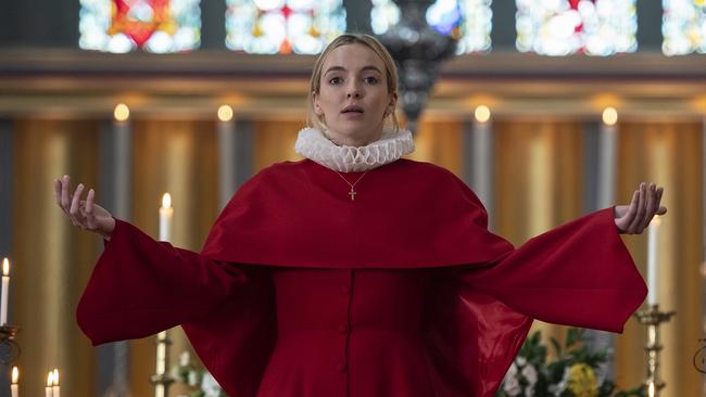 Jodie Comer as Villanelle – Killing Eve _ Season 4, Episode 1 – Photo Credit: Anika Molnar/BBCA.