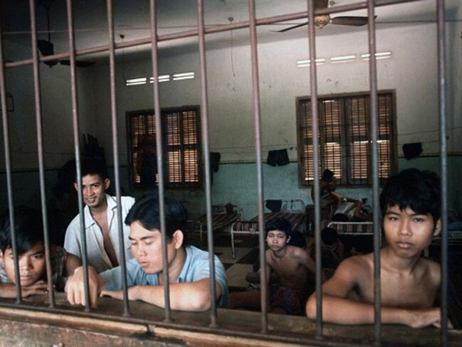 Prey Sar, a facility about half an hour outside of Phnom Penh in Cambodia, is a living hell, some former inmates say. Picture: Getty Images