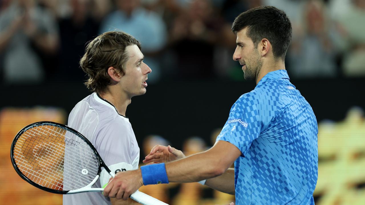 Australian Open 2023 Novak Djokovic faking hamstring injury, Alex de Minaur comments, playing up injuries, history, latest news