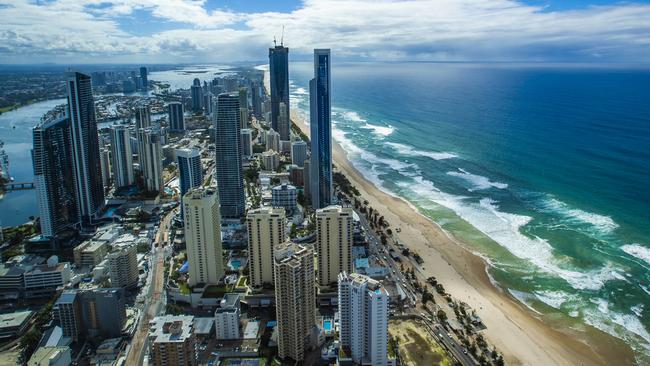 Skypoint Observation Deck, Q1 Building.Picture: NIGEL HALLETT