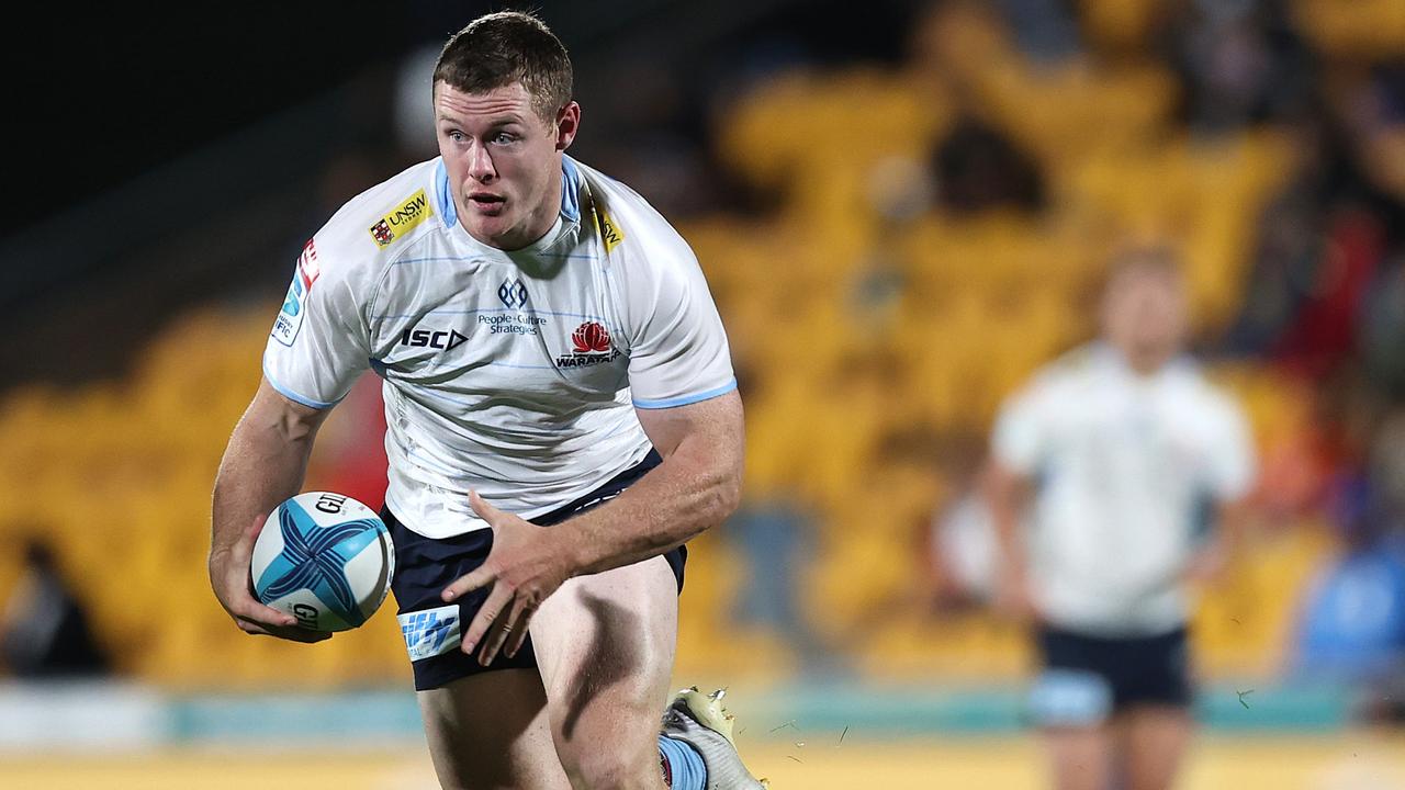 Tom Horton of the Waratahs makes a break. (Photo by Phil Walter/Getty Images)