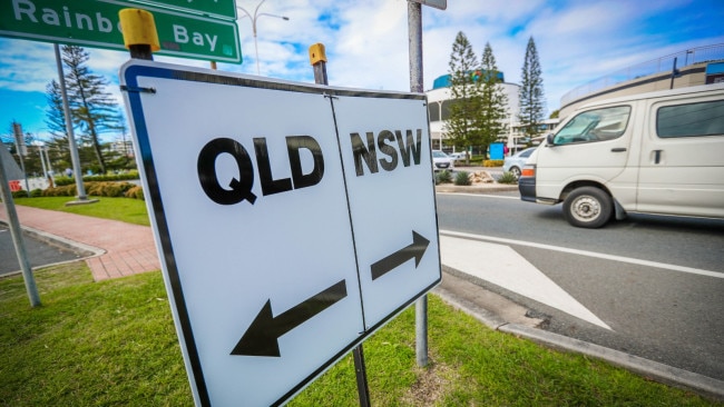 The idea of moving the Queensland-NSW border to the Tweed River has gained momentum in recent days, notably from the Gold Coast mayor. Picture: NCA