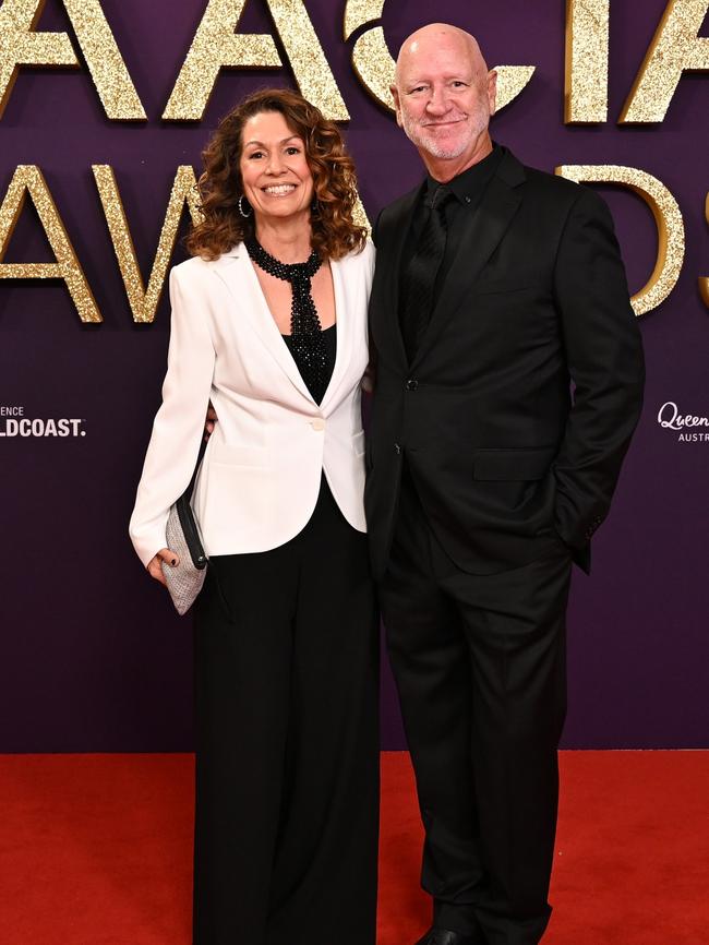 Kitty Flanagan on the red carpet ahead of the ceremony. Picture: Getty.