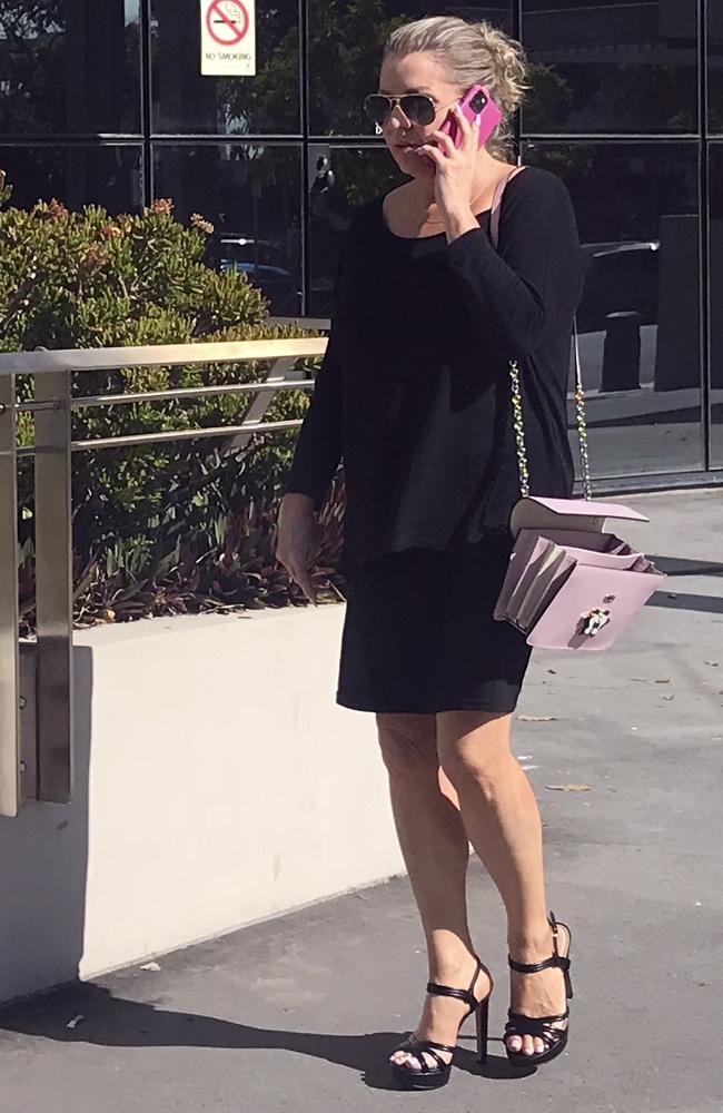 Belinda Ann Frantzen leaving Southport District Court on Wednesday. Picture: Jodie Callcott.