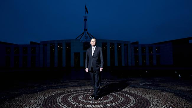 Opposition Leader Anthony Albanese in Canberra on Wednesday. Picture: Gary Ramage