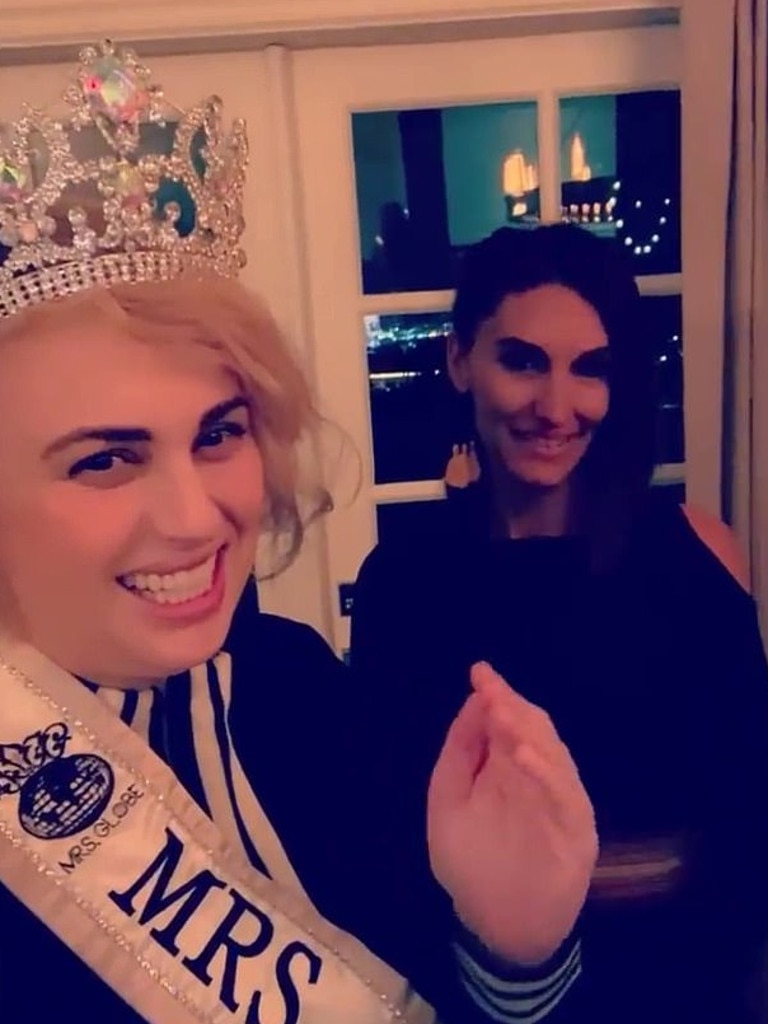 Rebel hung out with Mrs. Canada. Picture: Instagram.