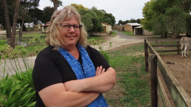 After two years of "treading water" Linda Hay is burnt out and is looking to hand the baton of her beloved farm onto a new owner. Picture: Arj Ganesan