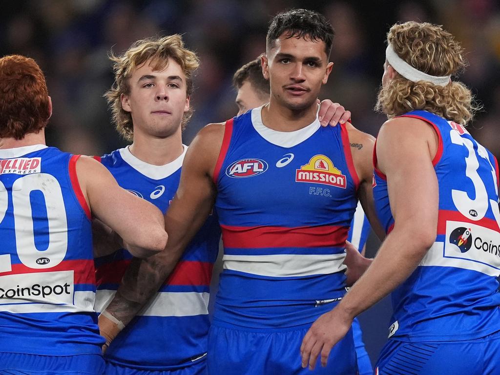 The Bulldogs moved into the top eight after defeating North Melbourne. Picture: Daniel Pockett/Getty Images