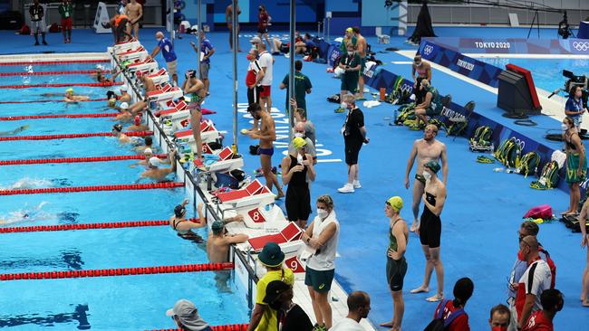 A relaxed Aussie team ready to go. Picture: Alex Coppel.