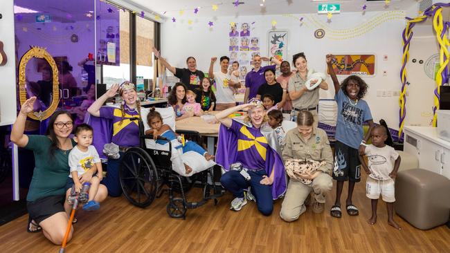 Celebrating Starlight Day at the Royal Darwin Hospital. Picture: Pema Tamang Pakhrin