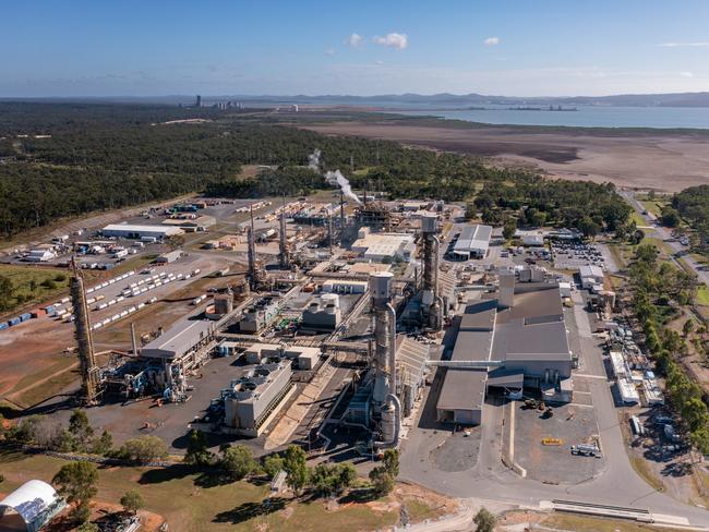 Orica's Yarwun manufacturing facility in Queensland. Picture: Orica