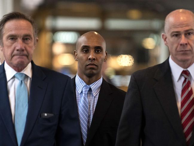 Mohamed Noor (centre) was sentenced to 12 years jail. Picture: AFP