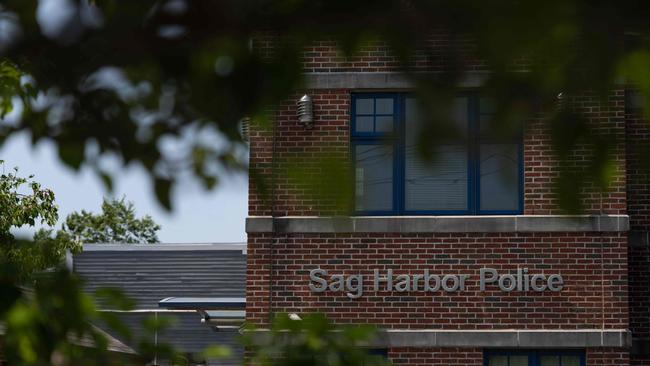 Sag Harbor Police Headquarters, where singer Justin Timberlake is said to have spent the night in custody after being charged. Picture: AFP