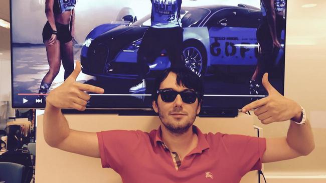 Picture from the Twitter account of Martin Shkreli, CEO of Turing Pharmaceuticals AG. Shkreli's company Turing Pharmaceuticals has purchased the rights to the drug Daraprim and increased it's price by over 5000%. Daraprim treats toxoplasmois, an opportunistic parasitic infection that can cause serious life-threatening conditions in people with compromised immune systems