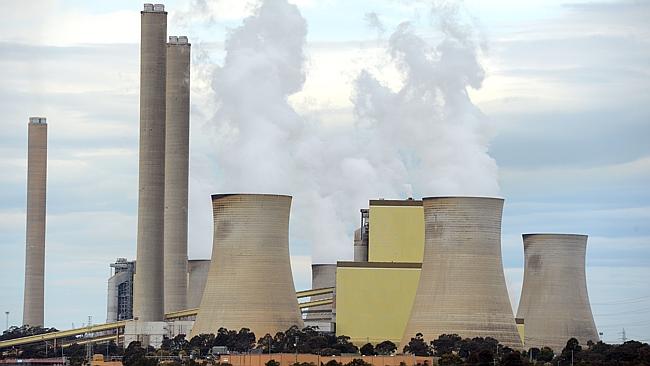 Loy Yang power station open cut mine blaze battled by fire crews