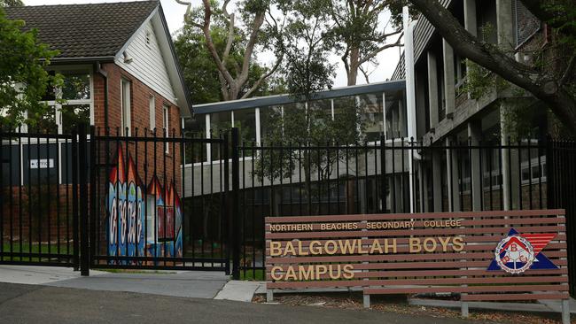 Students from Balgowlah Boys are among those affected.