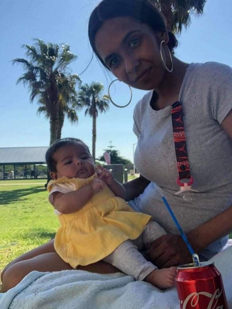 Charlene Warrior and her daughter, A'methyst. Picture: Supplied by the Warrior family