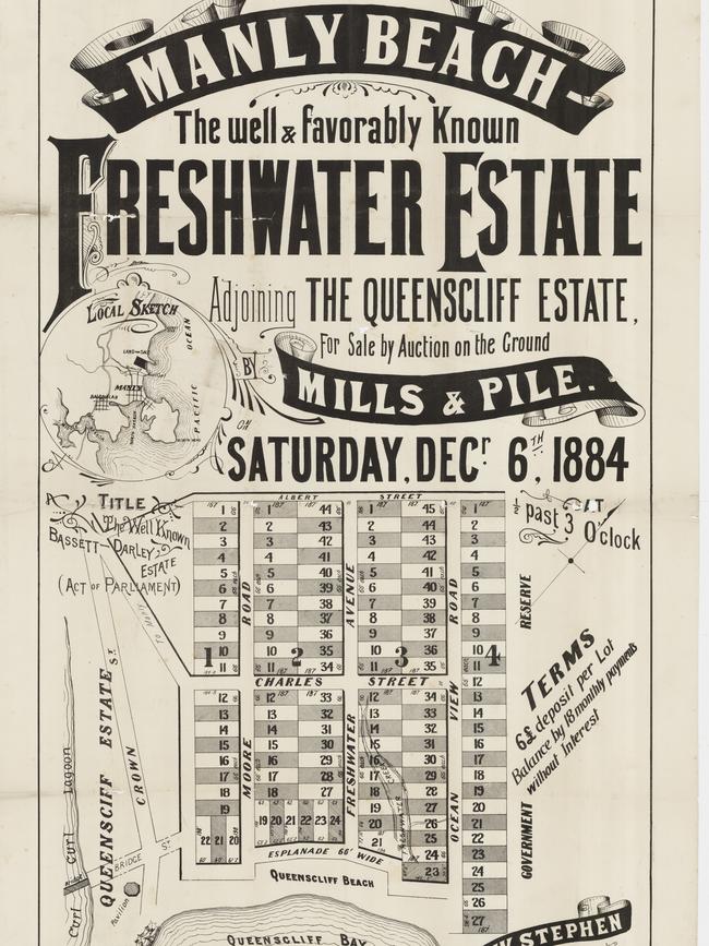 Freshwater Estate 1884. State Library of NSW