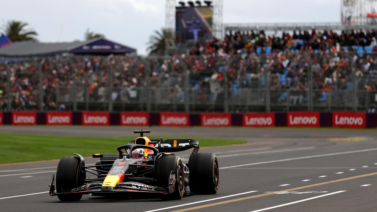 Max Verstappen on track during final practice. Picture: Robert Cianflone/Getty Images