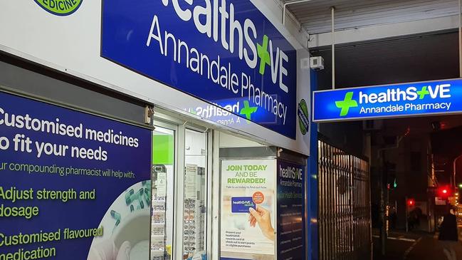 The pharmacy, located at 107 Parramatta Road Annandale, has since been placed into the hands of receivers.