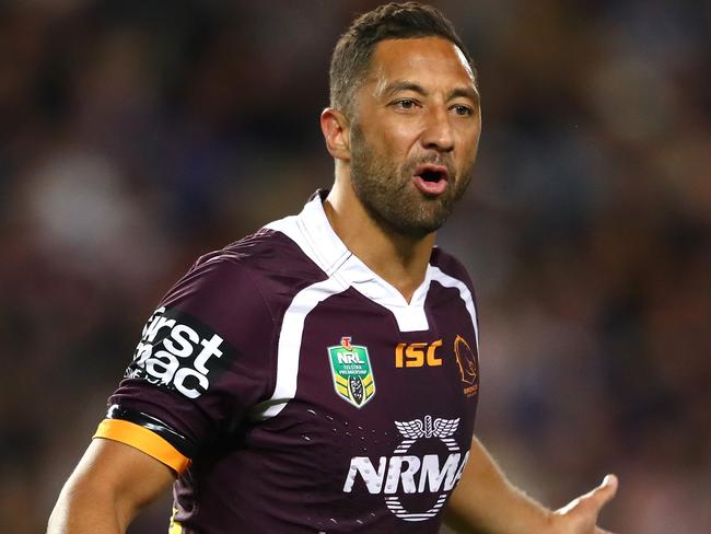 Benji Marshall had a mixed night for the Broncos.