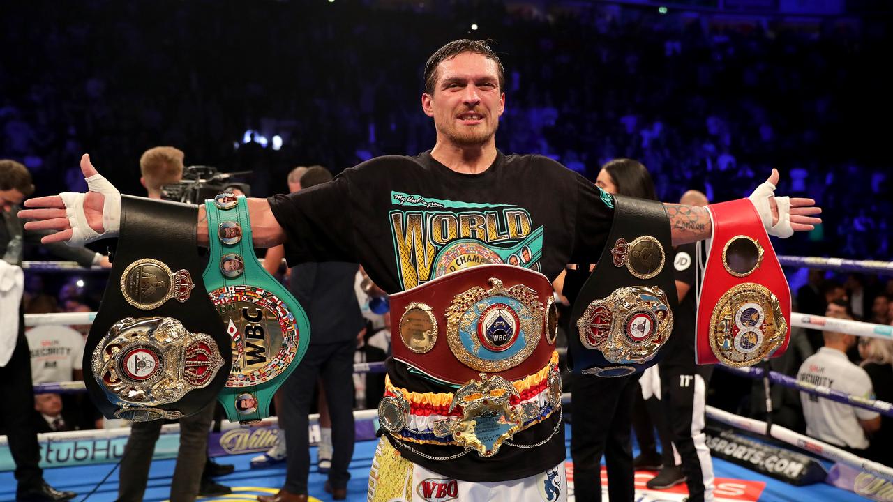 Oleksandr Usyk also spoke up. Photo by Richard Heathcote/Getty Images